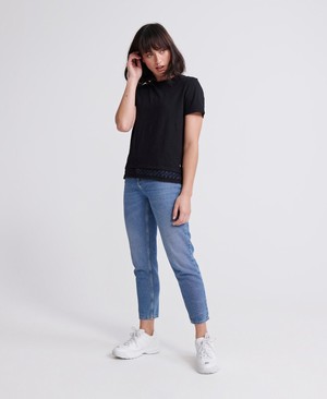 Superdry Ruby Slim Női Farmer Sötétkék | DILCK9628